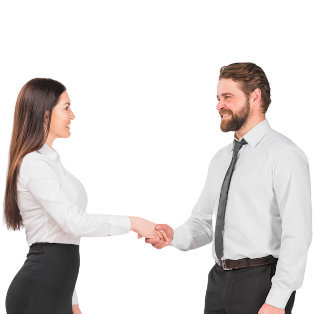 Aperto de mãos simbolizando parceria